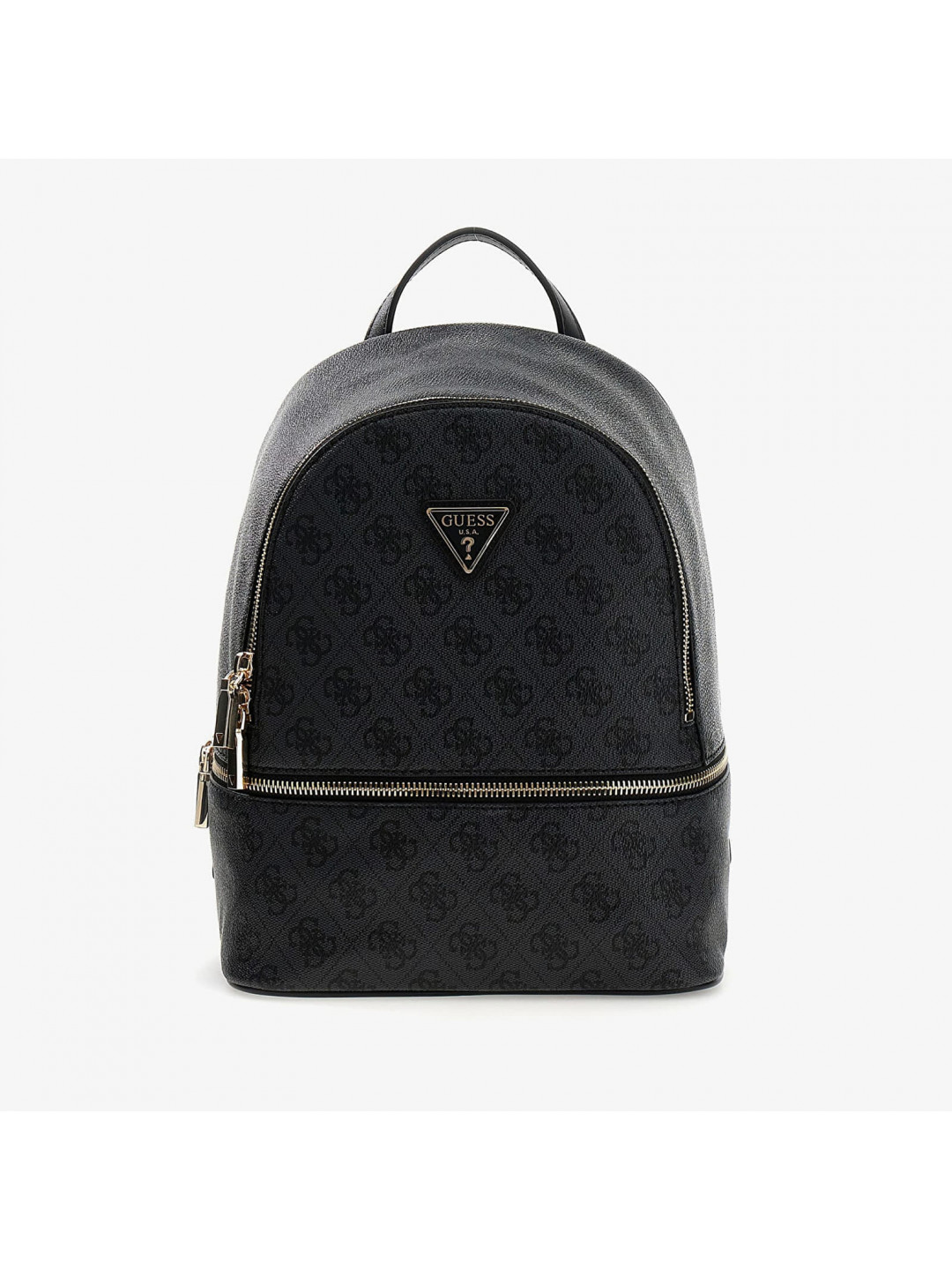 Batoh GUESS Follie Small Backpack Coal Logo Universal
